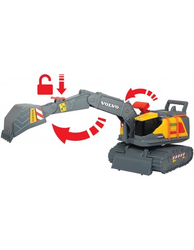 GIOCATTOLO PUBBLICIZZATO: vendita online VOLVO 203725006 ESCAVATORE 30CM RILEVA PESO in offerta