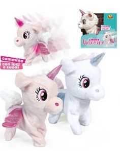 GIOCHI GIRL: vendita online UNICORNO PELUCHE, CAMMINANTE LUCI E SUONI ASSORTITO in offerta