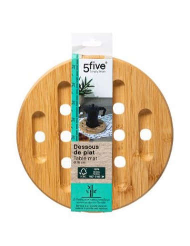 PRESINE E SOTTOPENTOLE: vendita online SOTTOPENTOLA 150041 BAMBOO ROTONDO 18CM in offerta