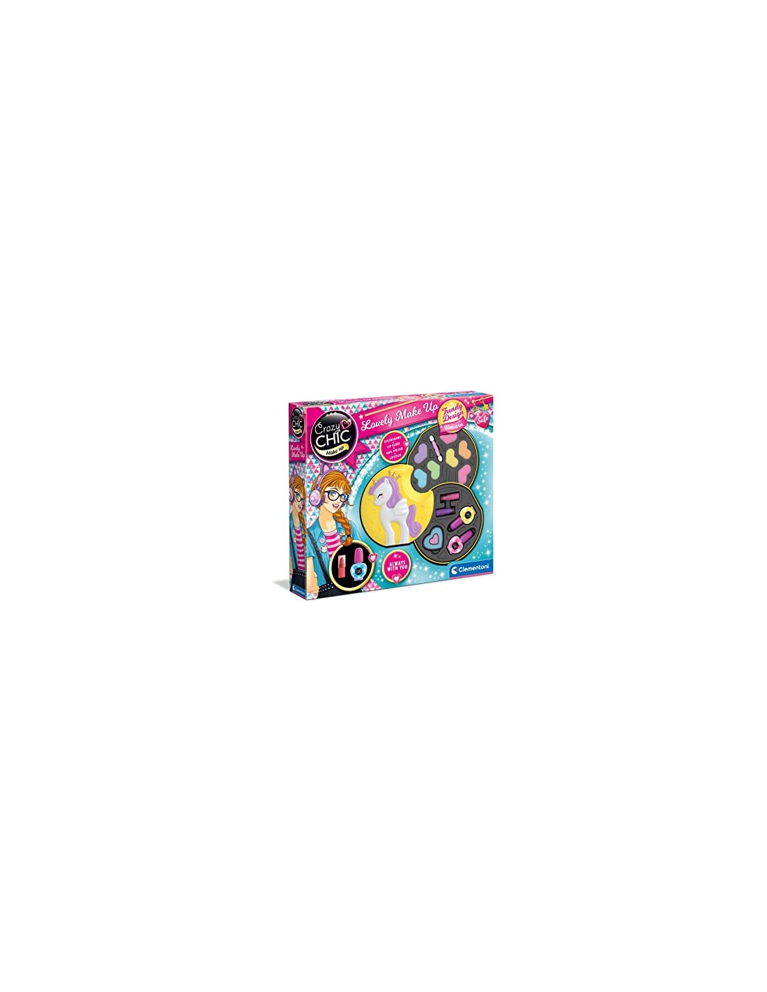 GIOCHI GIRL: vendita online CRAZY CHIC CLEMENTONI MAKE-UP UNICORNO TRUCCHI PER BAMBINI in offerta