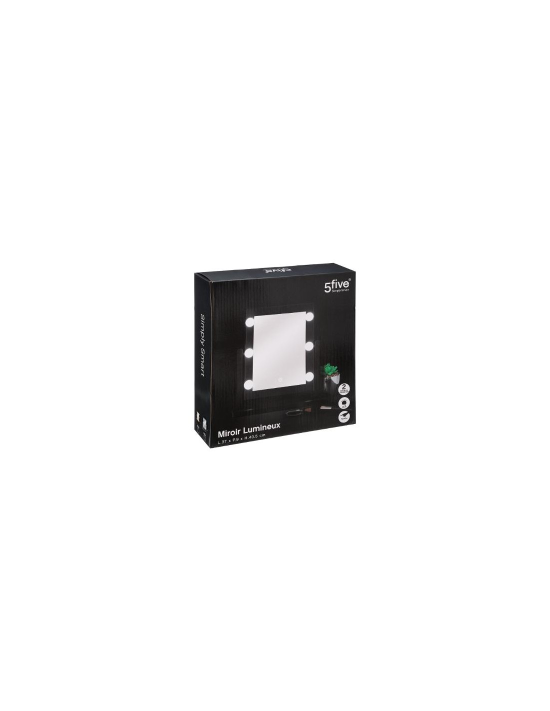 SPECCHI: vendita online SPECCHIO 161057 37X40,5CM CON LUCI in offerta
