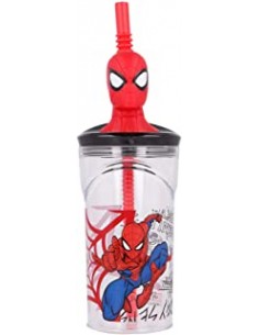 PRESCOLARI: vendita online SPIDERMAN ST51366 BICCHIERE C/CANNUCCIA TRITAN in offerta