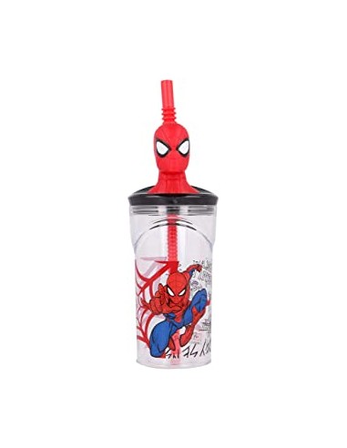 PRESCOLARI: vendita online SPIDERMAN ST51366 BICCHIERE C/CANNUCCIA TRITAN in offerta