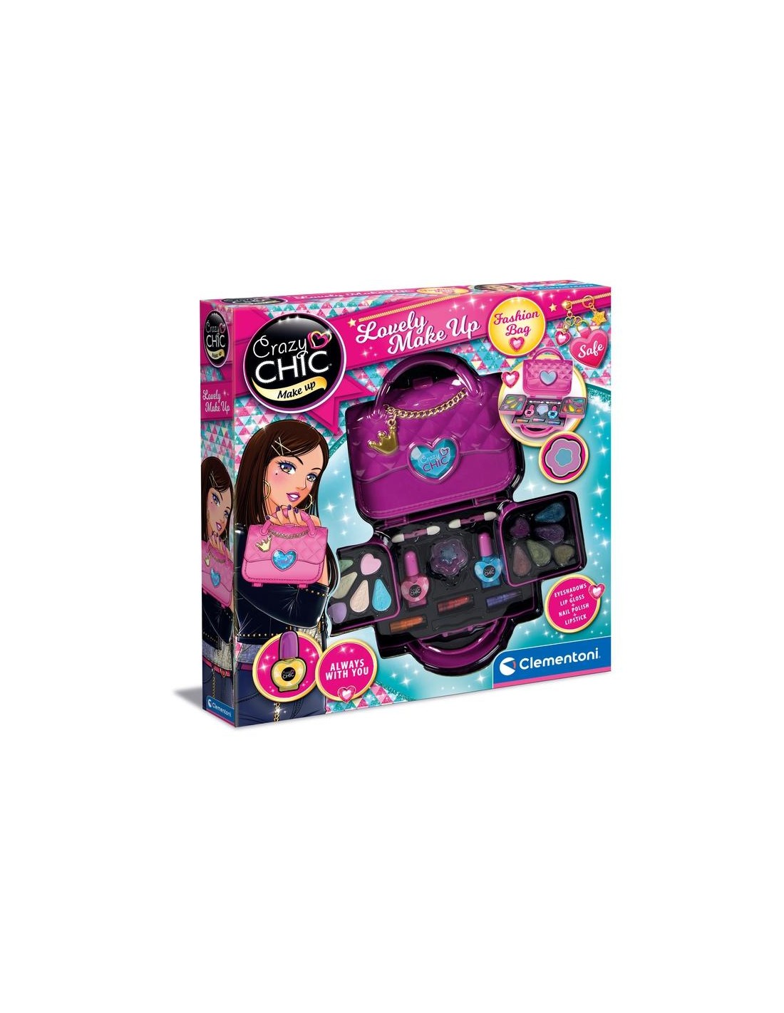 GIOCHI GIRL: vendita online CRAZY CHIC 18633 SET BORSETTA MAKE UP in offerta