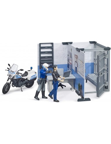 GIOCHI BOY: vendita online PLAYSET 62732 STAZIONE POLIZIA CON MOTO in offerta