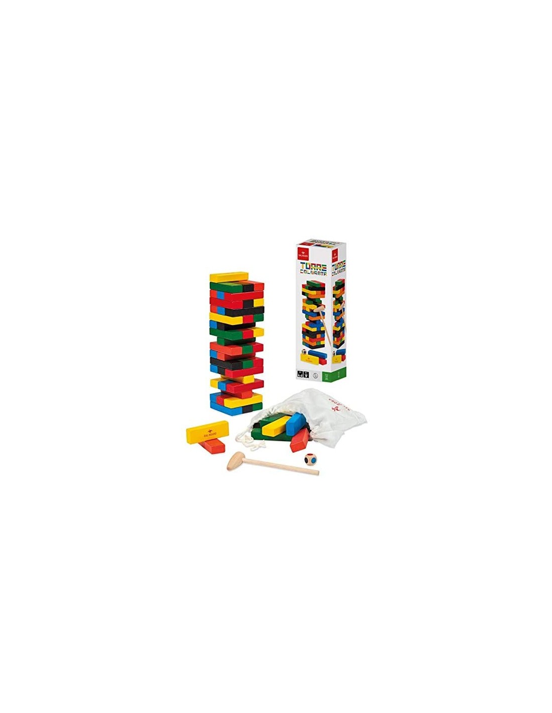 GIOCHI DI SOCIETA'E PUZZLE: vendita online GIOCO 053976 TORRE COLORATA in offerta