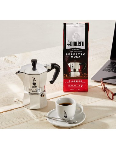 CAFFE': vendita online Bialetti Perfetto caffè macinato per moka gusto confezione da 250gr - Classico in offerta