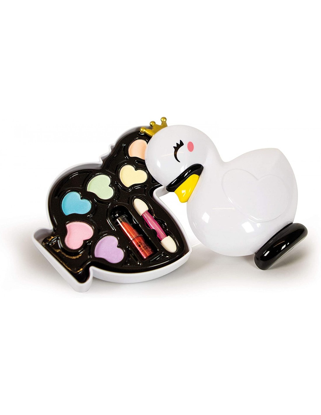GIOCHI GIRL: vendita online CRAZY CHIC LOVELY MAKE UP CIGNO, CLEMENTONI, COFANETTO TRUCCHI, 27X22X5 CM in offerta