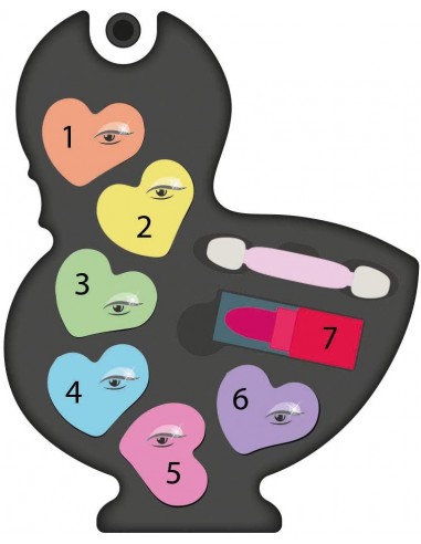 GIOCHI GIRL: vendita online CRAZY CHIC LOVELY MAKE UP CIGNO, CLEMENTONI, COFANETTO TRUCCHI, 27X22X5 CM in offerta