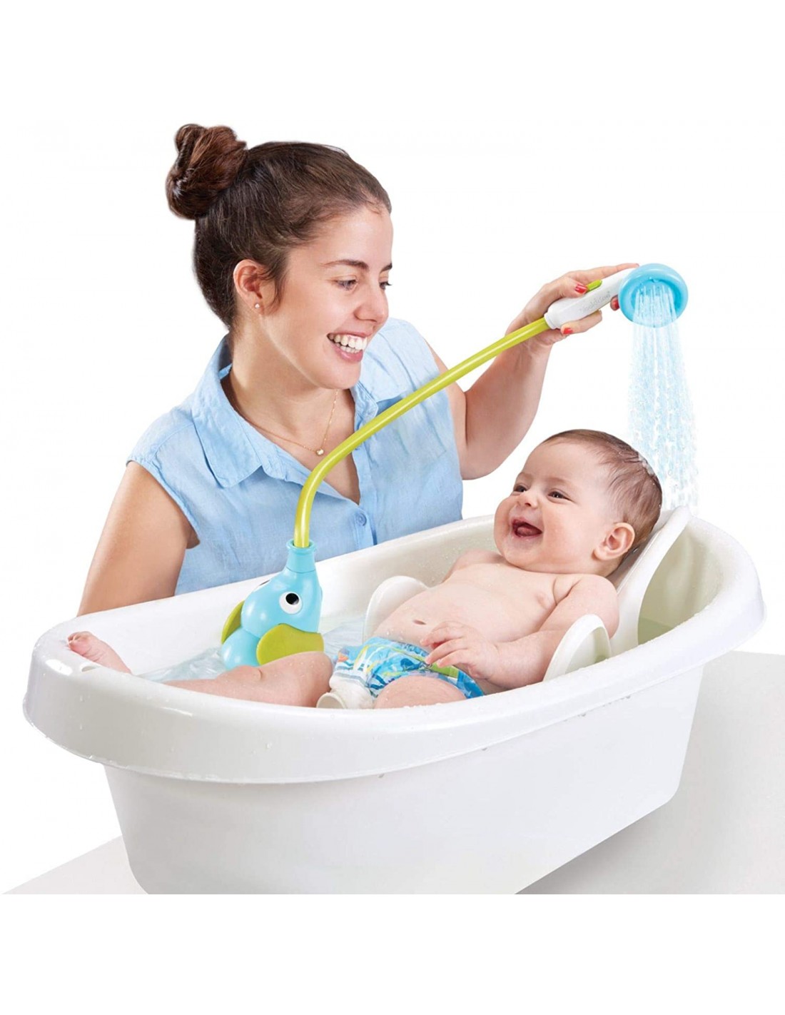 INFANZIA: vendita online YOOKIDOO 40159RM ELEPHANT BABY SHOWER BLU in offerta