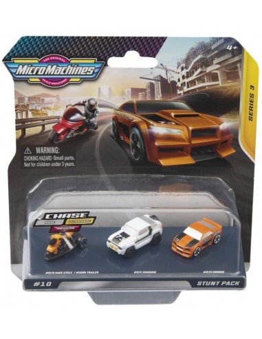 GIOCATTOLO PUBBLICIZZATO: vendita online MICROMACHINES MCM08000 BLIST 3 VEICOLI in offerta