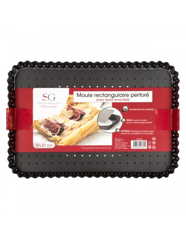 TEGLIE ANTIADERENTE: vendita online TEGLIA METALLO BASE RIMOVIBILE 31X21CM in offerta