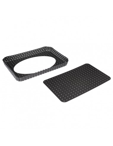 TEGLIE ANTIADERENTE: vendita online TEGLIA METALLO BASE RIMOVIBILE 31X21CM in offerta