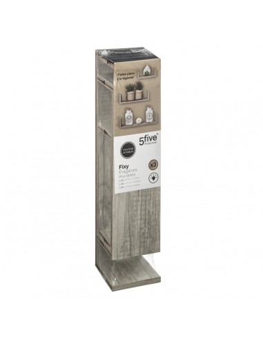 MENSOLE E SCAFFALI: vendita online 5five Fixy, set 3 mensole da parete, ripiani effetto rovere grigio, mensole sospese, scaff...