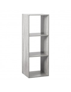 MENSOLE E SCAFFALI: vendita online 5five Mix n Modul, mensola 3 ripiani, effetto rovere grigio, scaffale modulare, libreria s...