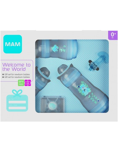 BIBERON - CIUCCETTI - TETTARELLE: vendita online MAM 54218 WELCOME KIT CELESTE in offerta