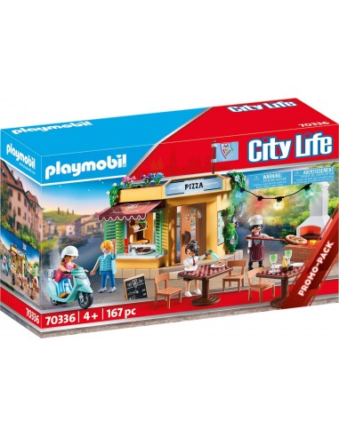 GIOCATTOLO PUBBLICIZZATO: vendita online CITY LIFE 70336 PIZZERIA CON GIARDINO in offerta