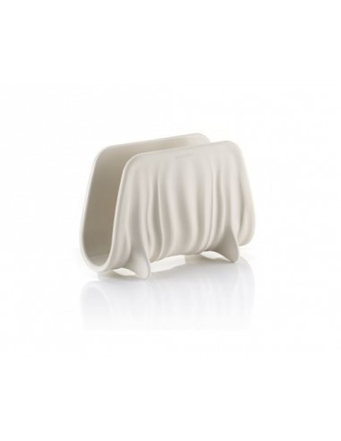 TAVOLA E CUCINA: vendita online Guzzini, Tierra, Portatovaglioli, Plastica Riciclata, Bianco Latte, 16x8xh11 cm in offerta