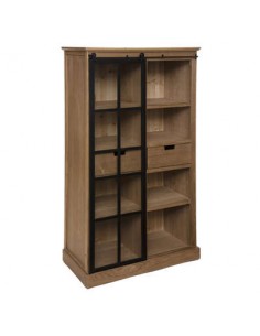 MOBILETTI E CONSOLE: vendita online VETRINA 179079 DANIK 80X40X150CM LEGNO/VETRO in offerta