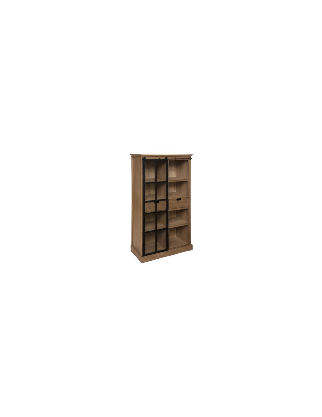 MOBILETTI E CONSOLE: vendita online VETRINA 179079 DANIK 80X40X150CM LEGNO/VETRO in offerta