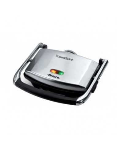 PIASTRE - TOSTAPANE - BISTECCHIERE: vendita online Ariete, Toast & Grill Slim, griglia elettrica, piastra rigata, antiaderent...