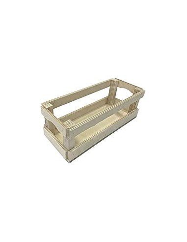 PORTABICCHIERI E PORTATOVAGLIOLI: vendita online CASSETTA PORTABARATTOLI PICCOLA 24X8X7CM DEMOLLI in offerta