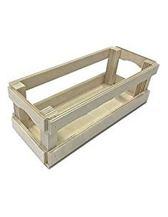 PORTABICCHIERI E PORTATOVAGLIOLI: vendita online CASSETTA PORTABARATTOLI PICCOLA 24X8X7CM DEMOLLI in offerta