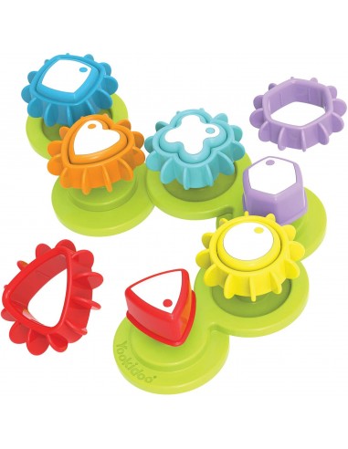 INFANZIA: vendita online YOOKIDOO 40200 SHAPE'N'SPIN GEAR SORTER in offerta