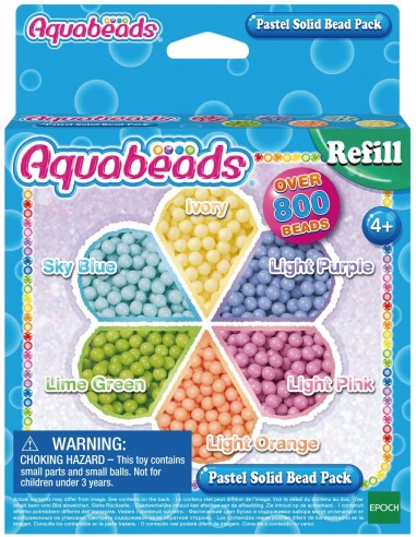 PRESCOLARI: vendita online AQUABEADS 31505 SCATOLA PERLE SOLIDE PASTELLOQ in offerta