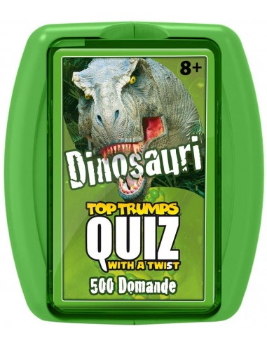 GIOCHI DI SOCIETA'E PUZZLE: vendita online DINOSAURI 034128 TOP TRUMPS QUIZ in offerta