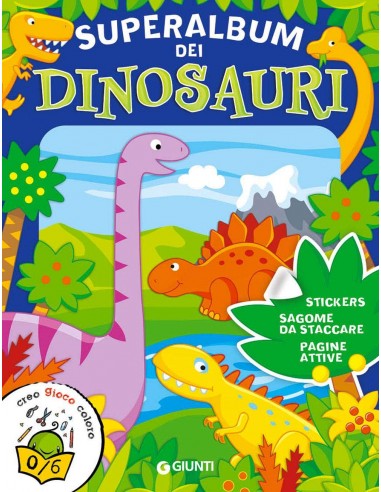 PRESCOLARI: vendita online 77014D SUPERALBUM DINOSAURI in offerta