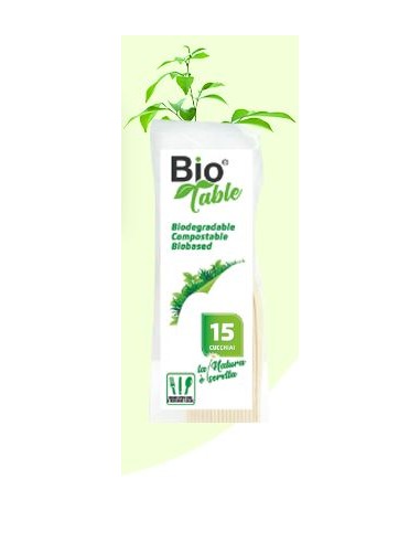 MONOUSO: vendita online CONF 15 CUCCHIAI CU15BIO BIOCOMPOSTABILI in offerta