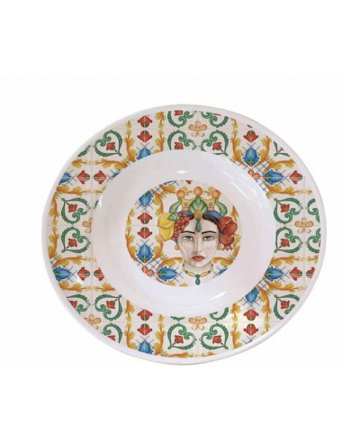 MELAMINA: vendita online PIATTO FONDO 1645-2152 23CM CALTAGIRONE in offerta