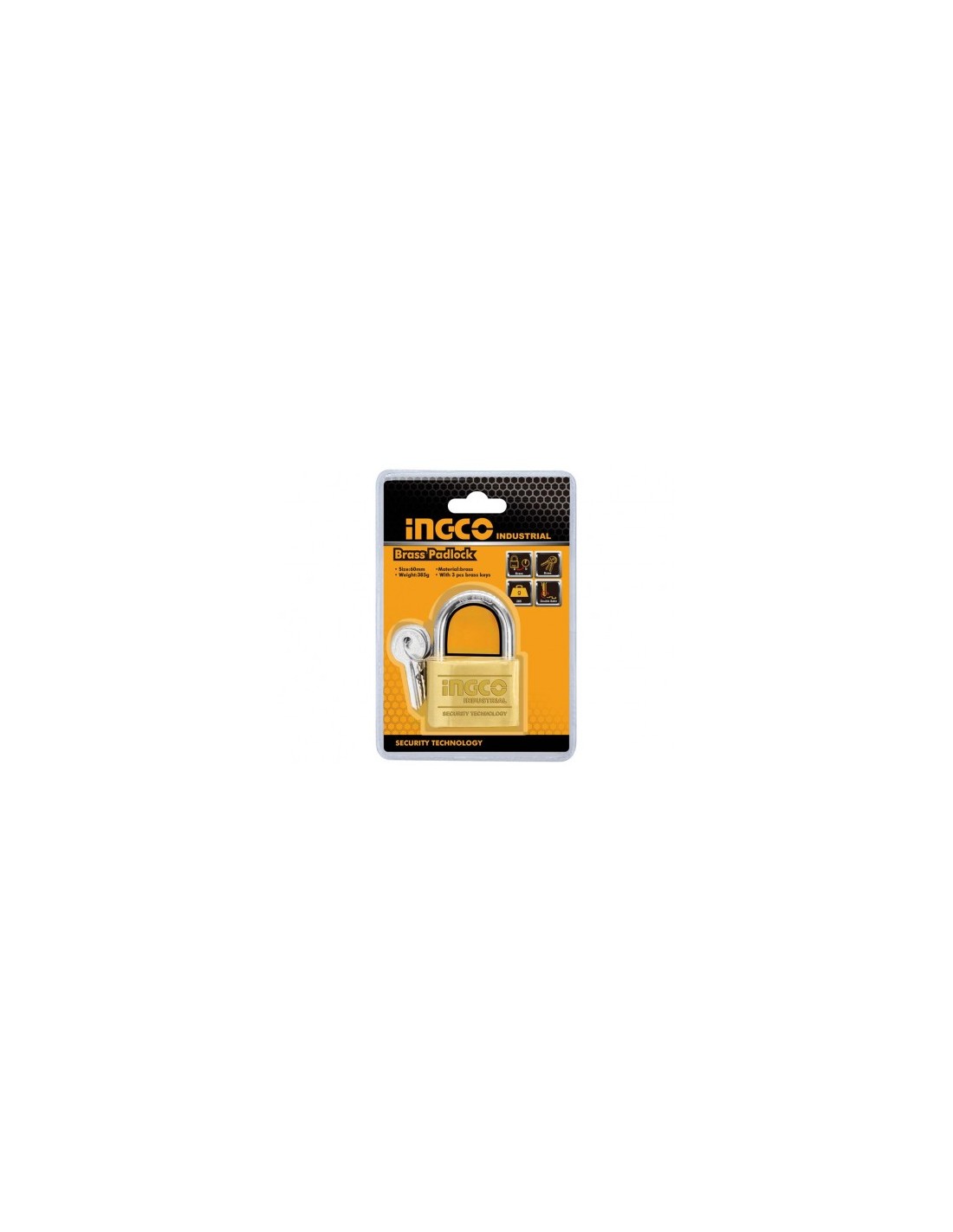 FERRAMENTA: vendita online LUCCHETTO AD ARCO IN OTTONE 30MM in offerta