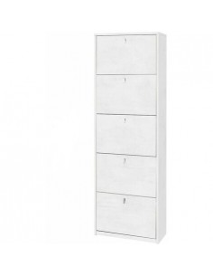 SCARPIERE: vendita online SCARPIERA F2179 5 ANTE BIANCO FRASSINATO in offerta