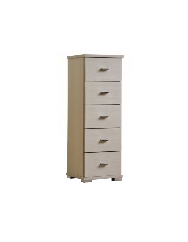 MOBILETTI E CONSOLE: vendita online CASSETTIERA F2084 BABY 5 CASSETTI ROVERE SBIANCATO in offerta