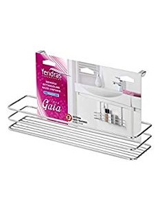 APPENDINI E PORTASCIUGAMANI: vendita online MENSOLA RETTANGOLARE BASSA CHROME GAIA FERIDRAS in offerta