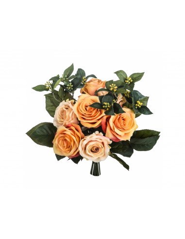 PIANTE: vendita online BOUQUET ROSE LEGATO 34CM RO270 BIANCHI DINO in offerta