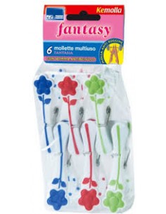 ACCESSORI VARI: vendita online MOLLETTE 6PZ 364 FANTASY in offerta