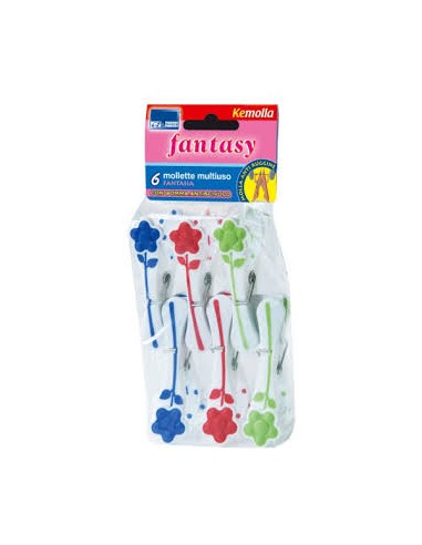 ACCESSORI VARI: vendita online MOLLETTE 6PZ 364 FANTASY in offerta