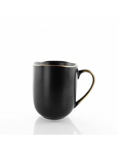 TAZZE CAFFE' E LATTE: vendita online MUG ONIX BLACK GOLD LINE in offerta