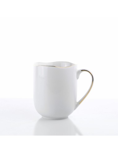 TAZZE CAFFE' E LATTE: vendita online MUG ONIX WHITE GOLD LINE in offerta