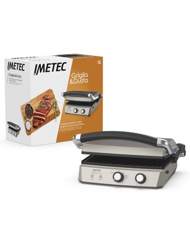 PIASTRE - TOSTAPANE - BISTECCHIERE: vendita online PIASTRA TOSTA&GRIGLIA 7481 800W IMETEC in offerta