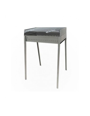 BARBECUE A CARBONE: vendita online BARBECUE VESUVIO 60X40CM FERRO ALLUMINATO in offerta