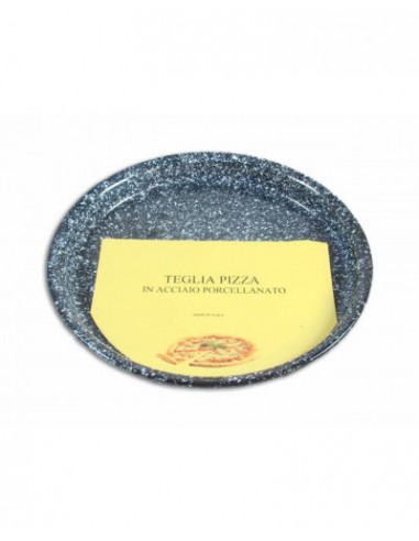 TEGLIE ANTIADERENTE: vendita online TEGLIA PIZZA IN ACCIAIO PORCELLANATO D.32 CM CERIANI in offerta