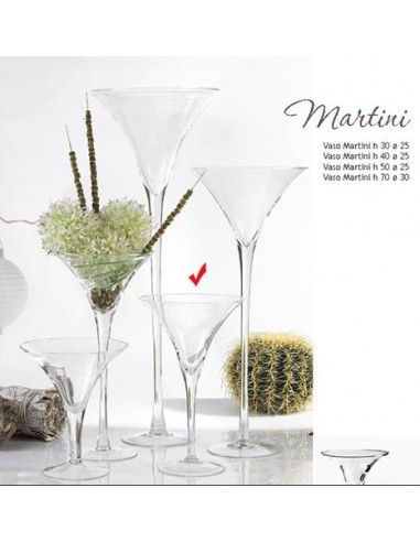 VASI FIORI E CANDELIERI: vendita online VASO MARTINI 1931 CM H40 D25 in offerta