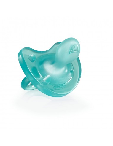 BIBERON - CIUCCETTI - TETTARELLE: vendita online SUCCHIETTO 6/12 MESI IN CAUCCIU' GOMMOTTO AZZURRO CHICCO in offerta