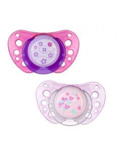 BIBERON - CIUCCETTI - TETTARELLE: vendita online SUCCHIETTO 6/12 MESI PHYSIO AIR GIRL 2 PEZZI CHICCO in offerta