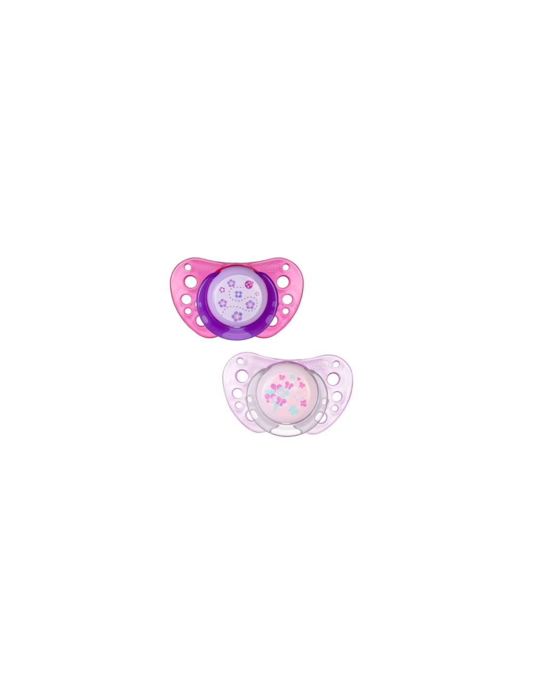 BIBERON - CIUCCETTI - TETTARELLE: vendita online SUCCHIETTO 6/12 MESI PHYSIO AIR GIRL 2 PEZZI CHICCO in offerta