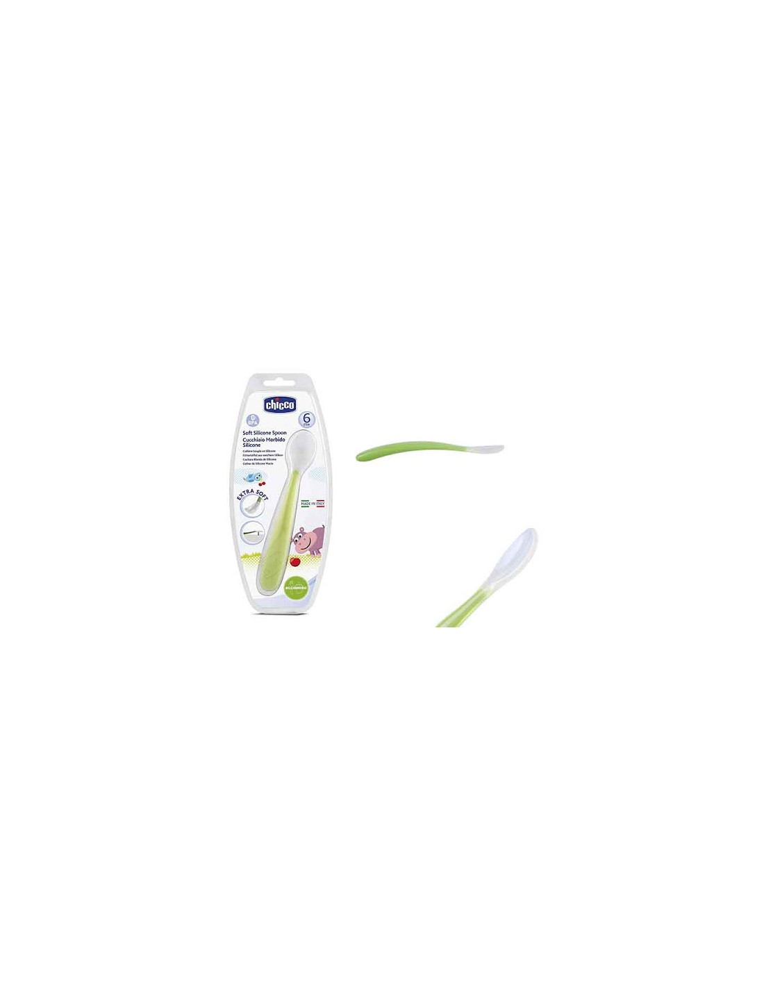 ACCESSORI: vendita online CUCCHIAIO IN MORBIDO SILICONE VERDE CHIARO CHICCO in offerta